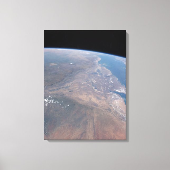 Ethiopia And Part Of The Red Sea Canvas Print (Front)