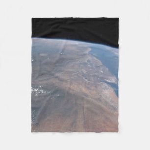 Ethiopia And Part Of The Red Sea Fleece Blanket