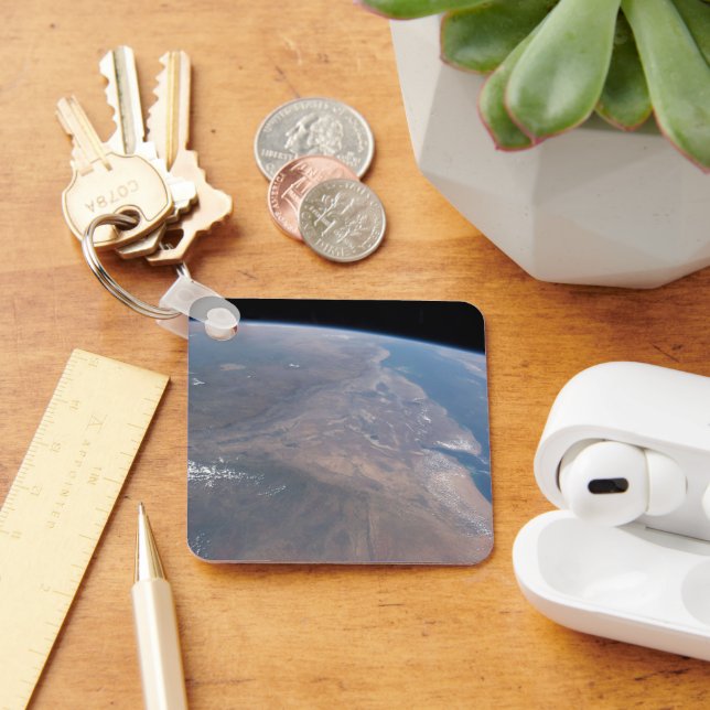 Ethiopia And Part Of The Red Sea Keychain (Desk)