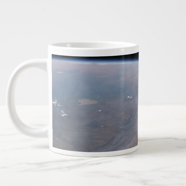 Ethiopia And Part Of The Red Sea Large Coffee Mug (Left)