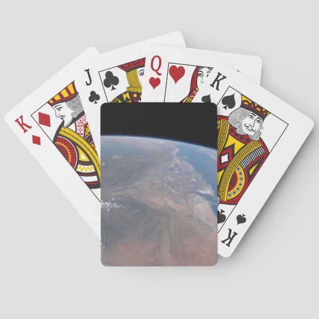 Ethiopia And Part Of The Red Sea Playing Cards (Back)