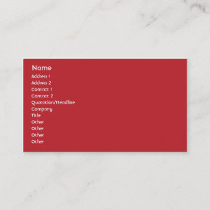 Ethiopia - Business Card