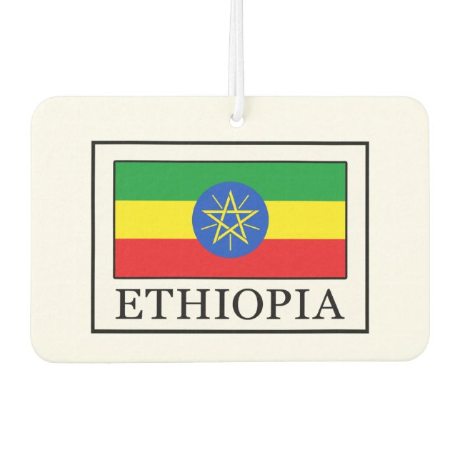 Ethiopia Car Air Freshener (Front)