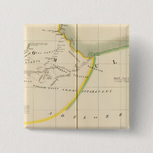 Ethiopia, Djibouti 33 2 Inch Square Button