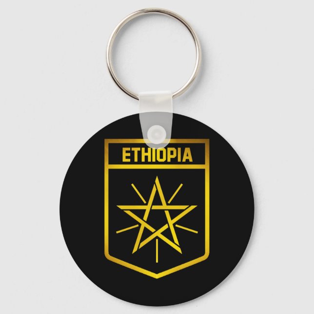 Ethiopia Emblem Keychain (Front)