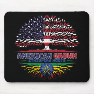 Ethiopia Ethiopian US American USA United States Mouse Pad