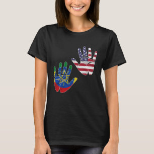 Ethiopia Ethiopians Africa Flag Proud DNA American T-Shirt