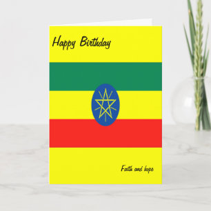 Ethiopia faith and hope card