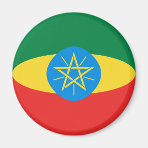 Ethiopia Fisheye Flag Magnet