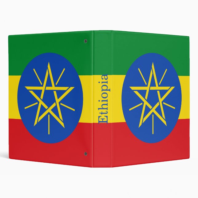 Ethiopia Flag Binder (Background)