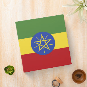 Ethiopia flag binder