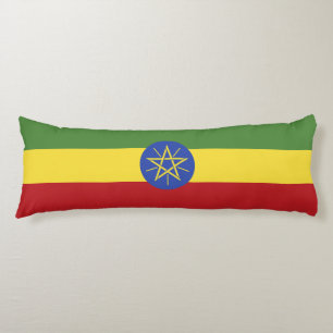 Ethiopia flag body pillow