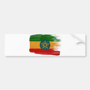 Ethiopia Flag Bumper Sticker