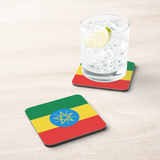 Ethiopia Flag Coaster (Right Side)