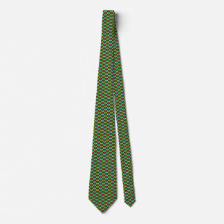 Ethiopia Flag Hearts Tie