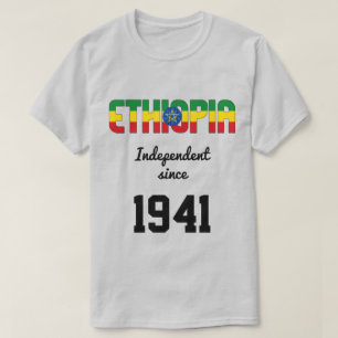 Ethiopia Flag Independence Celebration T-Shirt