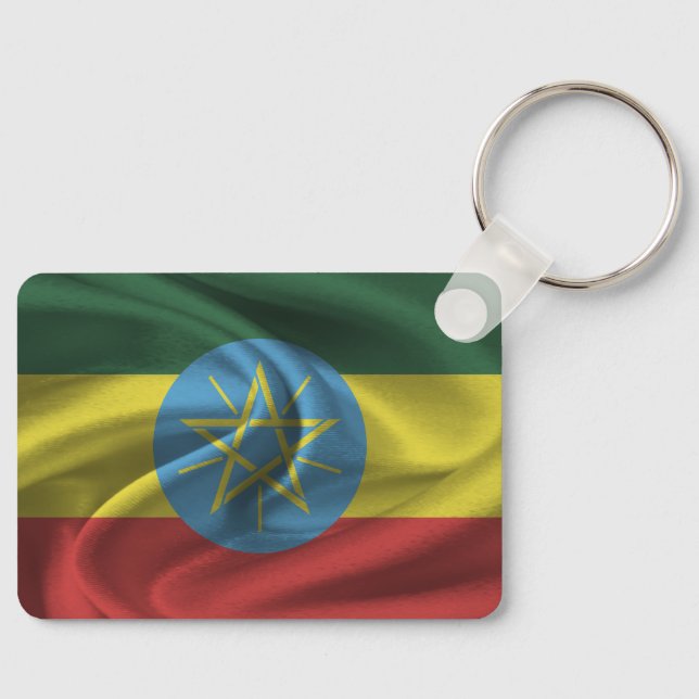 Ethiopia Flag Keychain (Front)