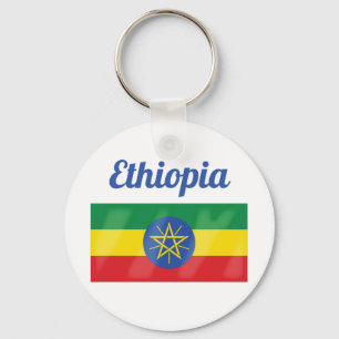Ethiopia Flag  Keychain