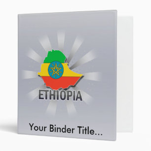 Ethiopia Flag Map 2.0 Binder