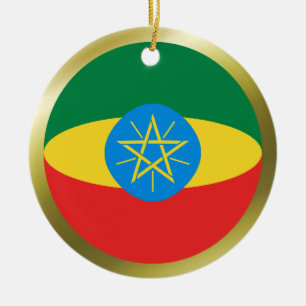 Ethiopia Flag Ornament