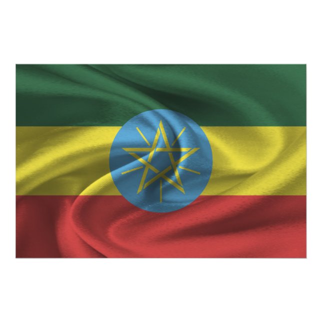 Ethiopia Flag Photo Print (Front)