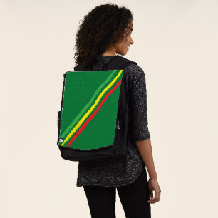 Ethiopia Flag / Rasta Flag Backpack