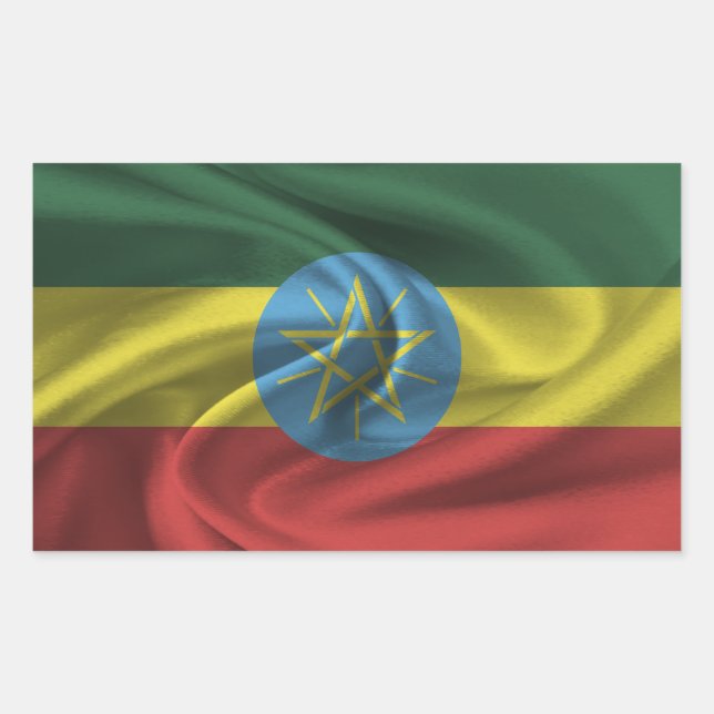 Ethiopia Flag Sticker (Front)