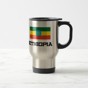 Ethiopia Flag Travel Mug