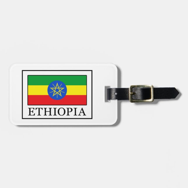 Ethiopia Luggage Tag (Front Horizontal)