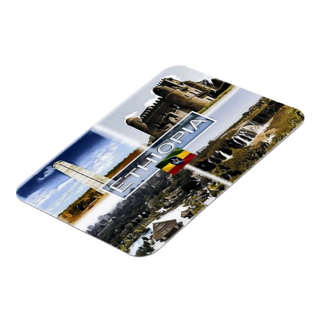 Ethiopia - Mosaic - Magnet (Left Side)