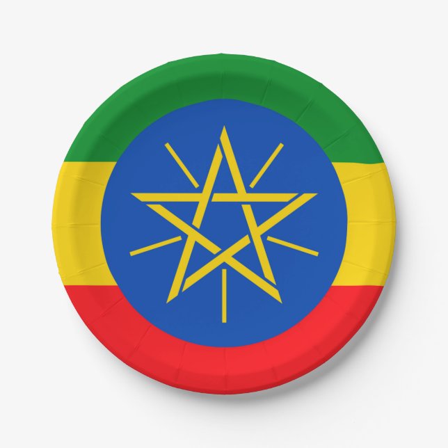Ethiopia Paper Plate (Front)