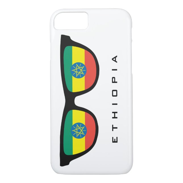 Ethiopia Shades custom text & colour cases (Back)