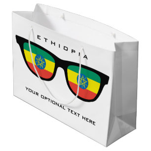 Ethiopia Shades custom text & colour gift bag