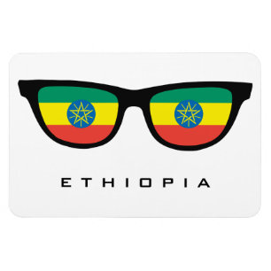 Ethiopia Shades custom text & colour magnet