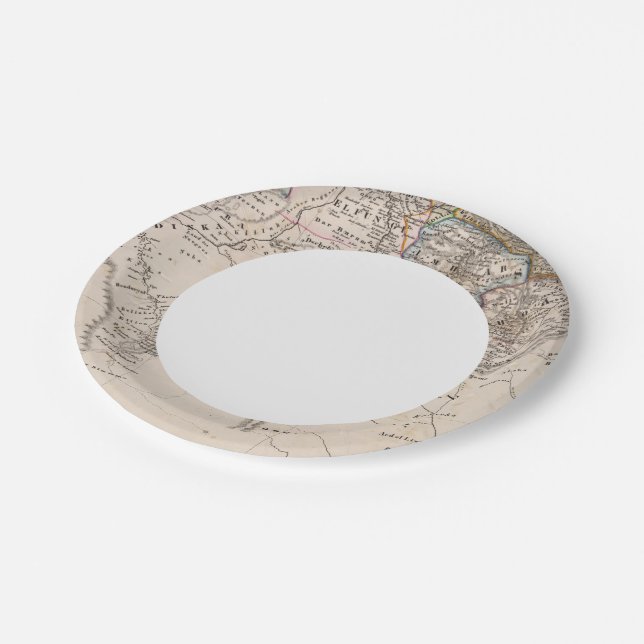 Ethiopia, Somalia, Africa Paper Plate (Angled)