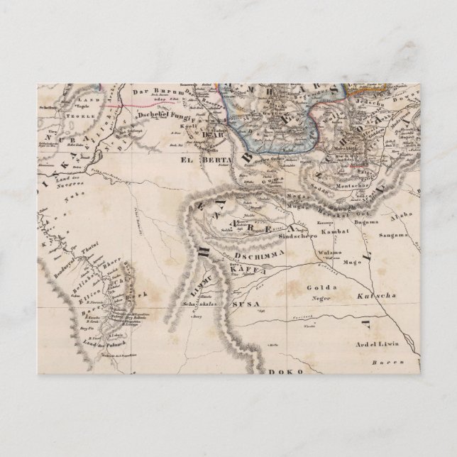 Ethiopia, Somalia, Africa Postcard (Front)