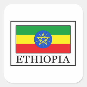 Ethiopia Square Sticker