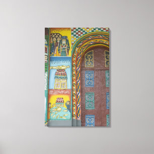 Ethiopia: Tigray Region, Axum, Christ Church, Canvas Print