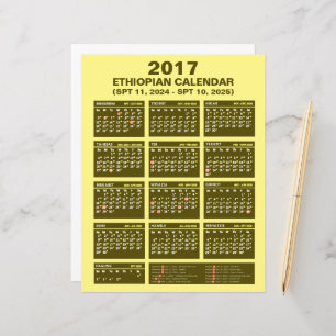 Ethiopian Calendar Converter Spt 2024 to 2025