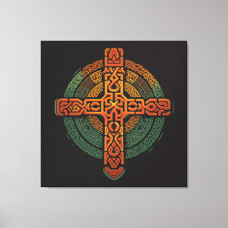 Ethiopian Cross Canvas Print