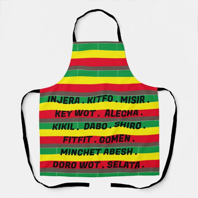 Ethiopian Design apron (Front)