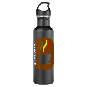 Ethiopian dress clothes Coffee  710 Ml Water Bottle