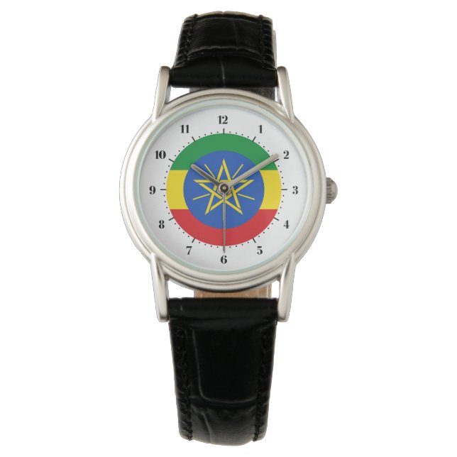 Ethiopian flag watch (Front)