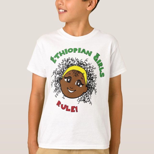 Ethiopian Girls Rule! T-Shirt (Front)