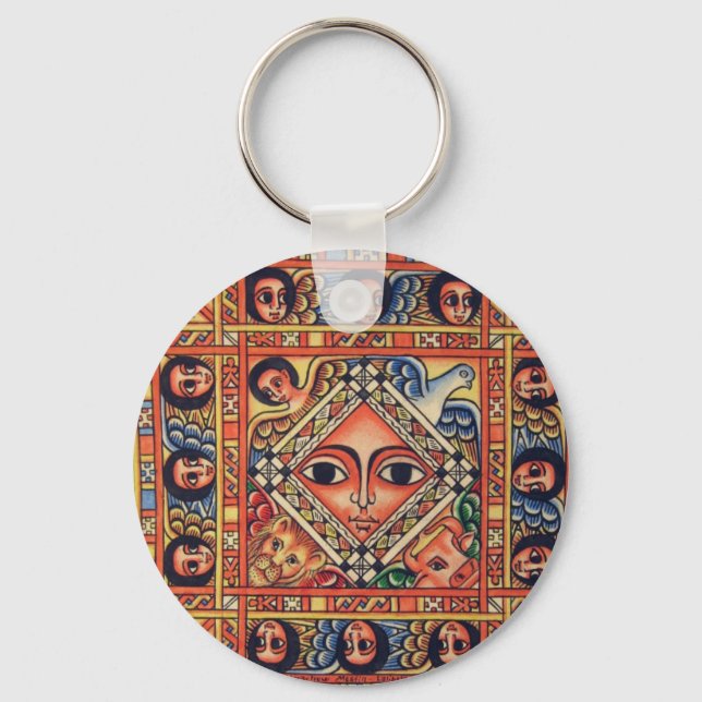 Ethiopian  icon keychain (Front)