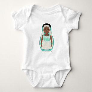 Ethiopian Matryoshka Baby Bodysuit
