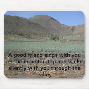 Ethiopian mountains mousepad