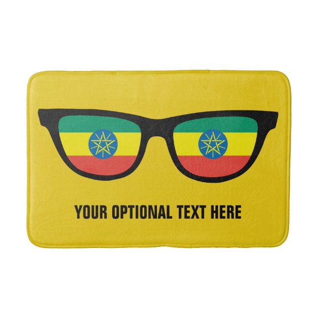 Ethiopian Shades custom bath mats (Front)