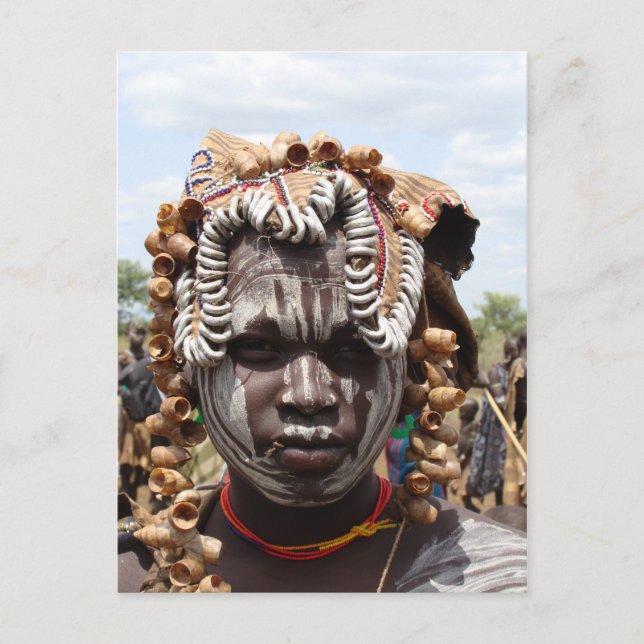 Ethiopian Woman Postcard (Front)