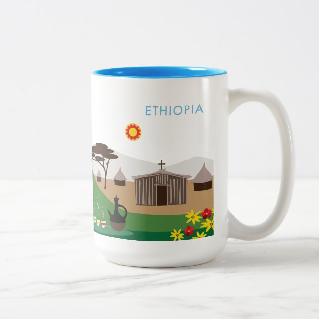 Ethiopie Vous Êtes Ici Mug (Droit)